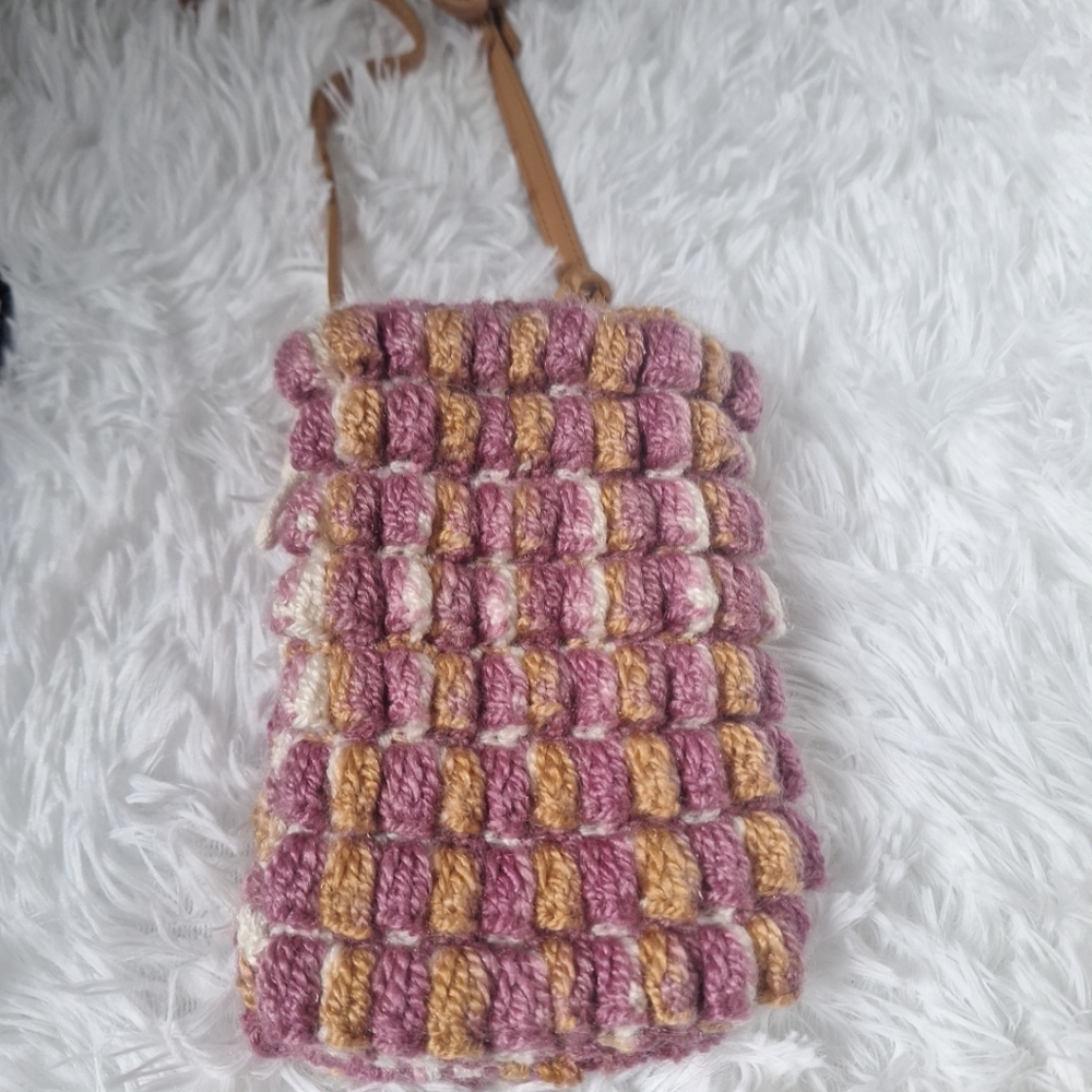 Universal Thread Crochet Multicolored Crossbody P… - image 8